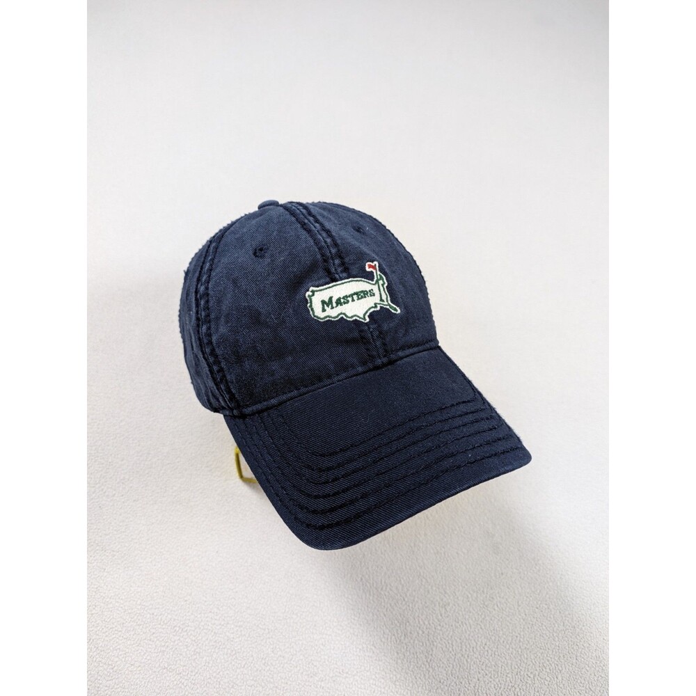 Masters Hat Men Strap Back Flag Pin Golf American Needle Retro Slouch Map RARE